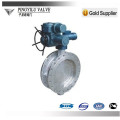 gas and oil electric three-eccentric center butterfly valve